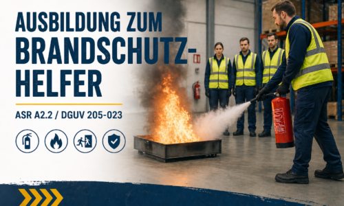 Ausbildung zum Brandschutzhelfer (ASR A2.2 / DGUV 205-023)
